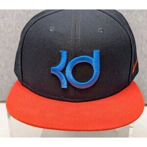 Nike True KD Kevin Durant NBA Orange Black Snapback Cap Hat